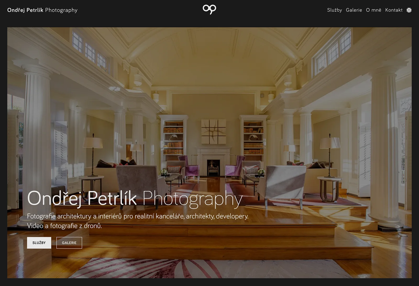 Opetrlik website home screenshot part01