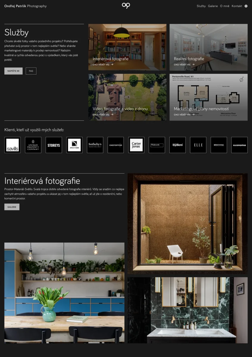 Opetrlik website services screenshot part01